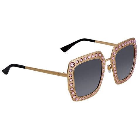 NEW Gucci pink crystal studded sunglasses GG10115S 